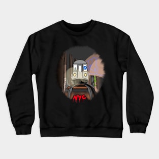 NYC Subway Series A Train Crewneck Sweatshirt